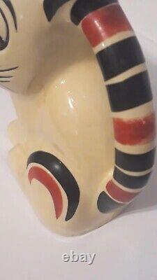 Erphila Czechoslovakia Cat Pitcher Ditmar Urbach Vintage Art Deco Rare Figural