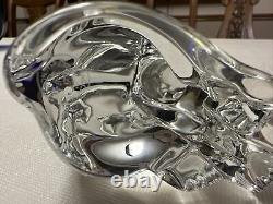 Exquisite Authentic Baccarat Crystal Cat Figurine Original