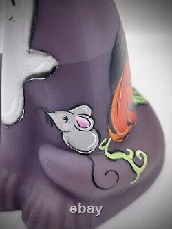 FAGCA 2022 Convention Eggplant Satin Ghost and Mice Happy Cat by Sunday Davis