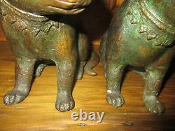 Fabulous Old Egyptian Revival Art Deco Cat Sculptures Gorgeous