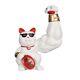 Famimueno Lucky Cat Muscle Figurine Inviting Good Luck Increased Luck Funny Cute