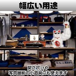 Famimueno Lucky Cat Muscle Figurine Inviting Good Luck Increased Luck Funny Cute