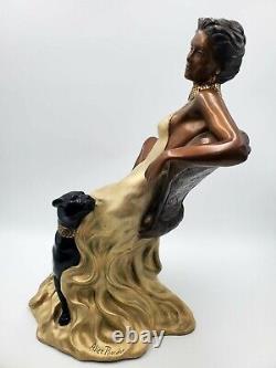 Feline Beauty by Alice Riordan Bronze Sculpture 55/250 Vintage 1990 with COA