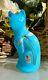 Fentondragonflies On Sky Blue Stylized Cat Figurine2007