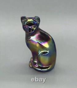 Fenton By Mosser Red Carnival Stylized Cat