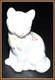 Fenton Glass Cat Figurine #5165 Violets In The Snow Hand Painted & Signed