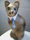 Fenton Kim Barley (hp) One Of A Kind Stylized Cat Wearing A Tie 1/1