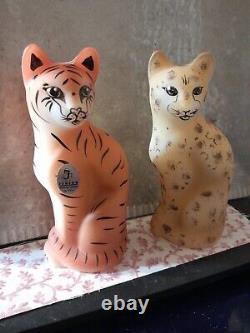 Fenton Large Cat Tiger Artist Kitty Riley Excellent Gorgeous Nib