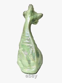 Fenton Sea Green Iridized Alley Cat