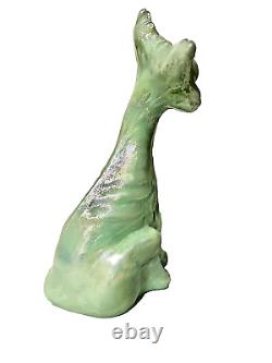 Fenton Sea Green Iridized Alley Cat