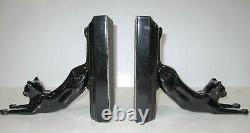 Frankart Sarsaparilla cats up & down bookends art deco moderne Black pair USA