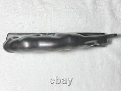 Frankoma Charging Tiger Figurine #103 Gunmetal Glaze Ada Clay 1934-38 Cat Mark X