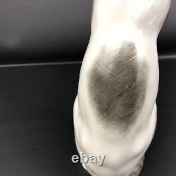 GERMANY PORCELAIN EGYPTIAN ART DECO CAT FIGURINE Siamese Figure Statue Vintage