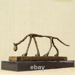 Giacometti Bronze Cat Sculpture Abstract Bronze Statue Home Decor Craft Gifts