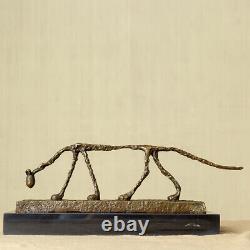 Giacometti Bronze Cat Sculpture Abstract Bronze Statue Home Decor Craft Gifts