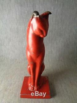 Girly-Girly Cat. Cat is 1-in-a Million. Rare Art Deco Red Frankart Cat