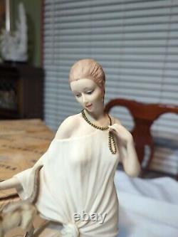 Giuseppe Armani Lady with Cat, Danielle 0436F Figurine withbox From Italy