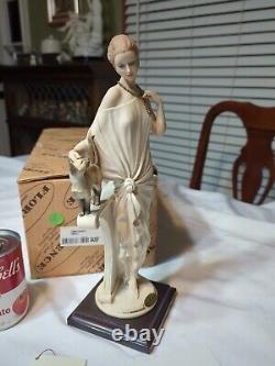 Giuseppe Armani Lady with Cat, Danielle 0436F Figurine withbox From Italy