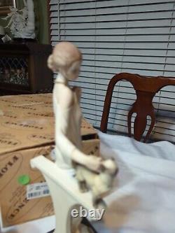 Giuseppe Armani Lady with Cat, Danielle 0436F Figurine withbox From Italy