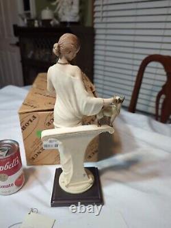 Giuseppe Armani Lady with Cat, Danielle 0436F Figurine withbox From Italy