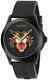 Gucci Ya1264021 G-timeless Black With Cat Motif Dial Rubber 38mm Men's Watch