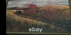 Guy Coheleach signed oil painting, used good condition