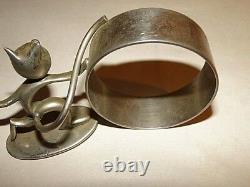 HAGENAUER Werkstatte Felix The CAT Original WHW Napkin Ring Art Deco Metalware