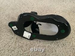 Haeger Reclining Black Cat Figurine Statue Glossy Art Royal Deco 10