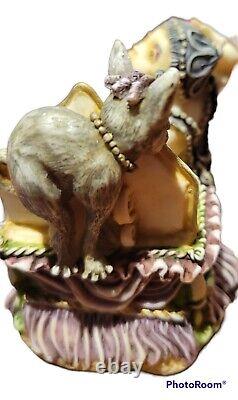 Harmony Kingdom Clair De Lune Collection Josephine And Cat Crushed Marble Ltd Ed