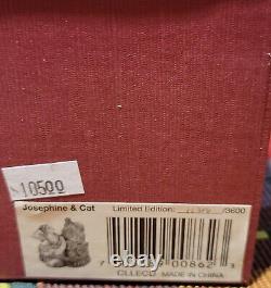 Harmony Kingdom Clair De Lune Collection Josephine And Cat Crushed Marble Ltd Ed