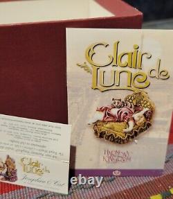 Harmony Kingdom Clair De Lune Collection Josephine And Cat Crushed Marble Ltd Ed