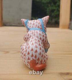 Herend Playful Kitten with Yarn (24K Gold) New Mint Porcelain Cat