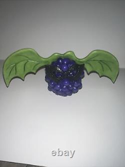 Home Grown Enesco Blackberry Bat & Gourd Witch Cat- #4017516 & #4017525-EUC