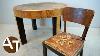 How To Restore Very Worn Art Deco Dining Set