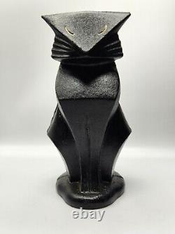 Hubley Cast Iron Cat Art Deco Very Rare