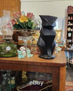 Hubley Cast Iron Cat Art Deco Very Rare