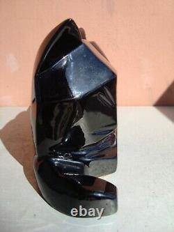 Hyalyn Pottery Art Deco Cubist Black Cat