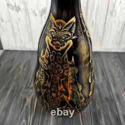 Important Sevres vase Pierre Auguste Gaucher porcelain cat art deco kitten