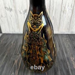 Important Sevres vase Pierre Auguste Gaucher porcelain cat art deco kitten