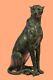 Jaguar Panther Leopard Cougar Big Cat Car Collector Bronze Decor Statue Art Deco