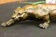 Jaguar Panther Leopard Cougar Big Cat Collector Artwork Bronze Statue Art Deco