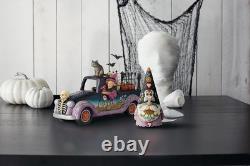 Jim Shore Heartwood Creek Halloween Pickup Truck Figurine, 6.3 Inch, Multicol