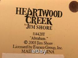 Jim Shore No. 114420 Heartwood Creek Wood Abraham Cat Enesco