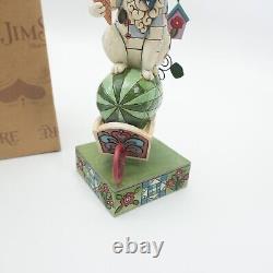 Jim Shore Summer's Delight Cat on Watermelon Wheelbarrow 7.75in Figurine MIB