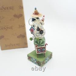 Jim Shore Summer's Delight Cat on Watermelon Wheelbarrow 7.75in Figurine MIB