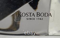 Kosta Boda by Bertil Vallien BIG CAT Art Glass Sculpture withBase Viewpoints