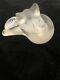 Lalique Paris Happy Cat/grooming Kitten French Crystal Paperweight Signed