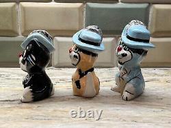 LORNA BAILEY CAT FIGURES The Three Pussketeers PAWTHOS, PURRTHOS, ARMEOW CAT