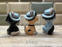 LORNA BAILEY CAT FIGURES The Three Pussketeers PAWTHOS, PURRTHOS, ARMEOW CAT
