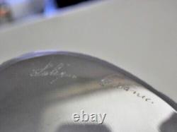 Lalique 9 Long Frosted Crystal Glass Cat Chat Couche #11602 Exc! Buy It Now